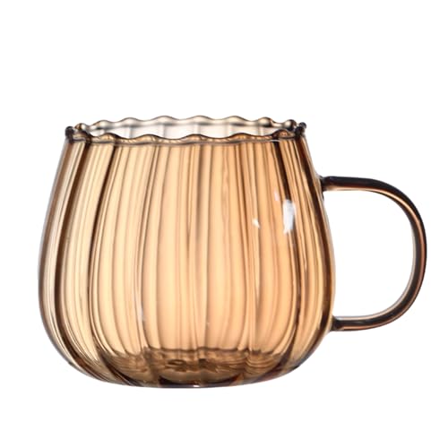 400ml Kürbis Tasse, Kürbis Form Glasbecher, Herbst Tasse, Große...