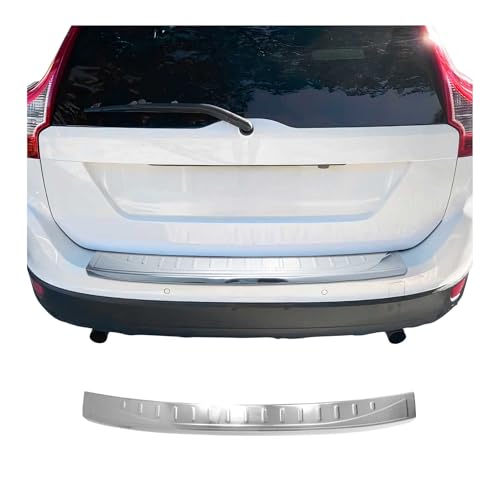 Protection Seuil Pare-Chocs Arrière Volvo XC60 II 2017-2022 - Bande Coffre Acier Inox Chromé