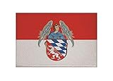  U24 Aufnäher Vilshofen an der Donau Fahne Flagge Aufbügler Patch 9 x 6 cm