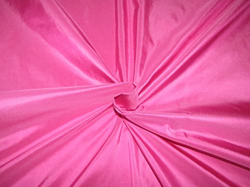 Soie pure et tissu taffetas haut de gamme rose rouge à lèvres TAF232