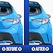 Black reflector tint and third brake light overlays compatible with 2019-2025 Toyota Corolla Hatchback