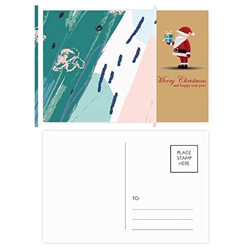 Cartes postales motif plantes abstraites Rivers lot de 20 Noël