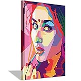 カリーナ・カプールキャンバス絵画HD印刷キャンバスアートキャンバス壁アート装飾絵画アートワーク油絵壁アートポスターとプリント取り付けリビングルーム寝室廊下寝室