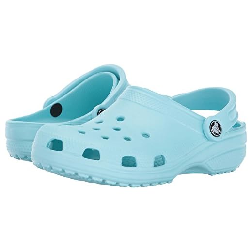 crocs Women's Classic Mule Ice Blue - 7 B(M) US Women / 5 D(M) US Men