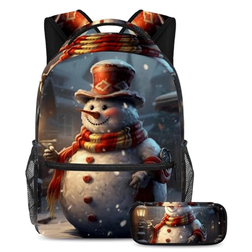 Sac à dos et trousse grand volume 29.4x20x40cm pour ranger les affaires scolaires