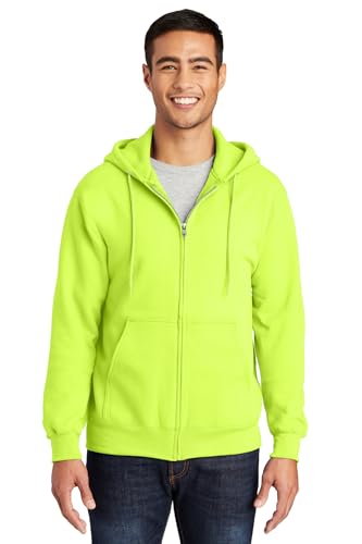 Port & Co TALL Essential Fleece Full-Zip Hooded Sweatshirt-PC90ZHT
