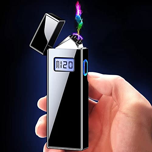 VOFFY 2022 New ARC Cigarette Lighter with LED Display Double Arc Plasma