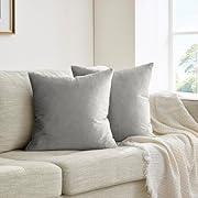 GIGIZAZA Комплект от 2 сиви калъфки за...