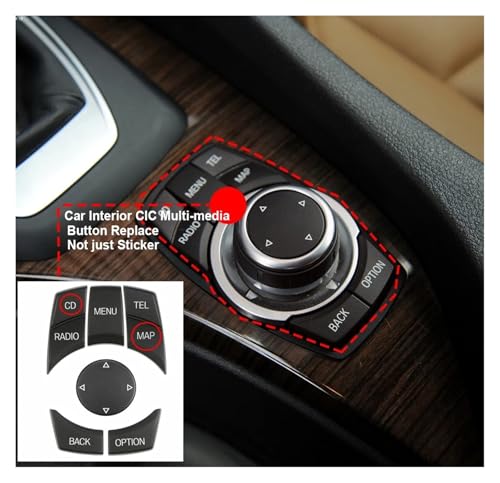 Bouton i-Drive BMW cache central pour console multimedia X1 E84 X5 X6 E70 E90 E60 - 3