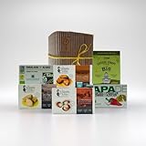 VinNatura - Pack Gourmet Xeito para Regalar - Degustación de Conservas Artesanales con Mejillones, Zamburiñas, Bonito del Norte, Sardinas, Algas Ecológicas y Galletas Mariñeiras de Galicia