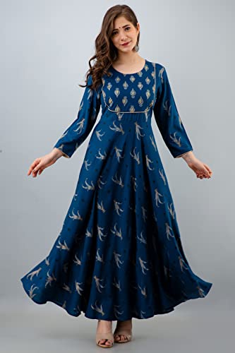 Image of Women's Rayon Flared Kurta