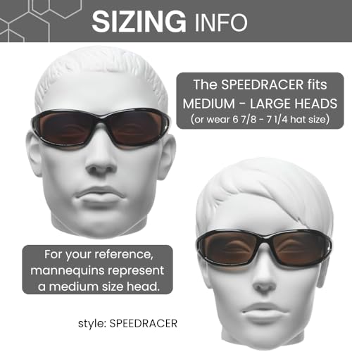 Image of proSPORT Blue Light Reducing High Definition HD Lens Sunglass TR90 Sport Frame Men Women