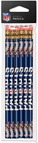 WinCraft NFL New England Patriots 15545014 Pencil (6 Pack)