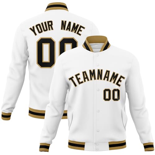 Custom Fashion Varsity Jacket Personalized Stitched Name Number Letterman Jacket Bomber Coat for Men Women Kids