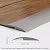 Trimold Carpet to Tile Floor Transition Strip, Grey Self-Adhesive Threshold Edging Trim (Length 3m, Cover Thickness Within 5mm)