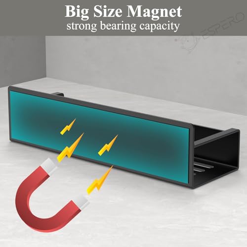 Image of ESPERO Fridge Side Storage Rack, Magnetic Metal Shelf For Fridge, Kitchen Spice Rack Organizer for Refrigerator, Oven, Space-Saving Organizers, Multi-Use for Spices, Utensils Store (Pack Of 1)