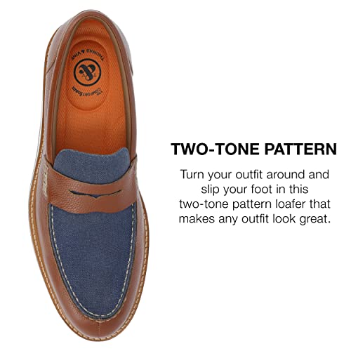 Thomas & Vine Mens Kaufman Tru Comfort Foam Moc Toe Slip-on Penny Loafer3
