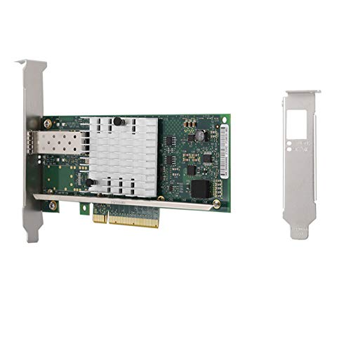 Adaptador de mesa de rede de alta velocidade de 10 Gbps PCI-E Placa de rede de mesa Internet Café pa