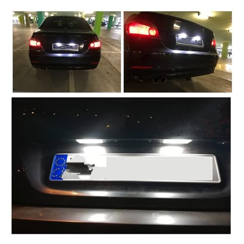 Luz matrícula coche LED para solucionar fallos de iluminación en E46 E93 E60 F10 6