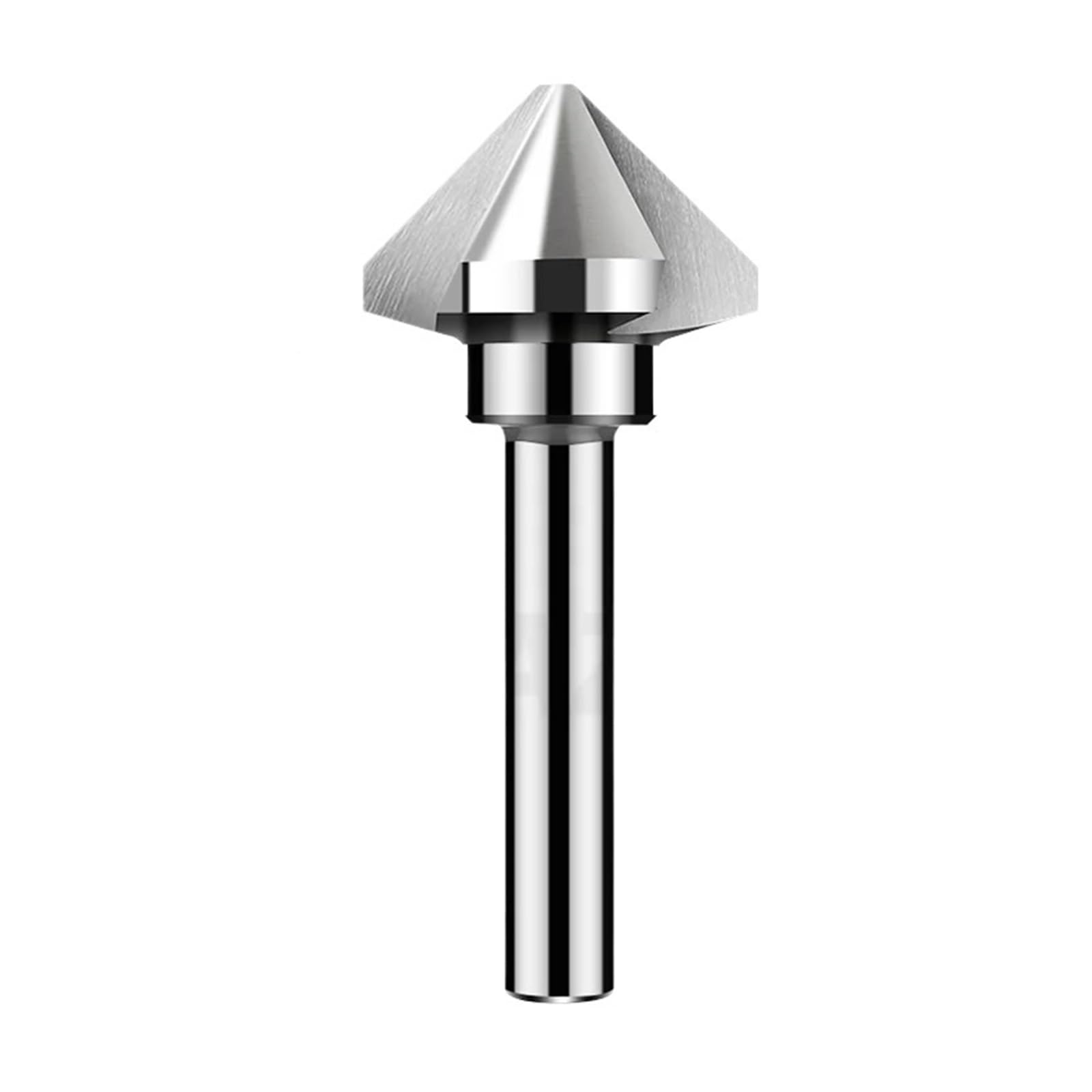 Broca avellanadora Fresa, herramienta de fresado chaflán, mecanizado CNC, 3 flautas, 90 grados, 6542, escariador HSS, Material acero alta dureza(50x100Lx3F)