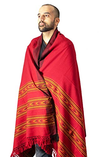 Meditation Shawl | Plain Meditation Blanket, Prayer Shawl, Wool Wrap Or Oversize Scarf #TOP4