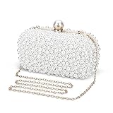 【Grande capacità】L'elegante borsa a catena è sufficiente per contenere gli oggetti necessari per il banchetto, come telefoni cellulari, rossetti, carte d'identità, carte bancarie, chiavi, ecc.