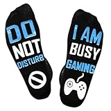 DEASFIOT Valentines Day Gifts for Him Husband Boyfriend, Easter Basket Stuffers for Teens, Gifts for Men Boys, Funny Gaming Socks