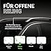 Owen 5.0 Dachträger Universal 135 cm Schwarz | Aluminium Relingträger für offene Reling | TÜV geprüft | Abschließbar | Tragfähigkeit bis 90 kg | Aerodynamisch & einfach montierbar