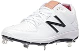 New Balance LowCut 3000v3 Mens Cushioning Metal Baseball Cleat 16 Grey-White