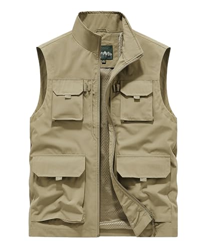 Gilet de pêche de plein air idéal pour le camping et le voyage de loisir