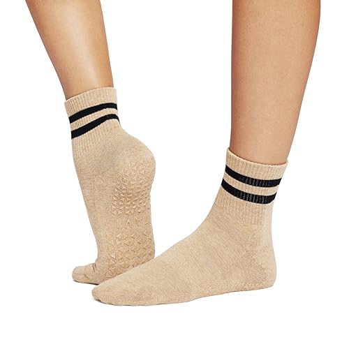 Image of TAVI Aria Pilates Socks - Grip Socks for Women with Non-Slip Grippy Sole and Arch Support, Wear for Yoga, Barre, Dance