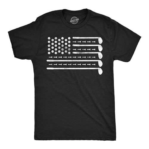 T-shirt américain amusant homme vêtement humour motif drapeau USA