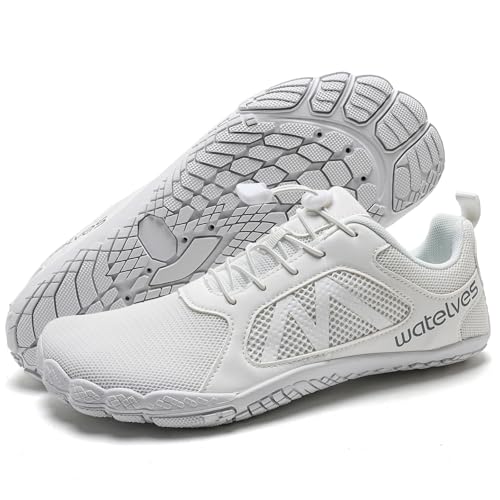 Image of WateLves Barefoot Water Shoes for Women Men Wide Toe Quick-Dry Lightweight Mesh Breathable Aqua Shoes for Beach Swim Yoga Exercise Surf Pool Boat