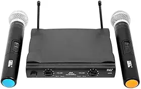 Microfone Sem Fio Mão Duplo UHF JWL U-585