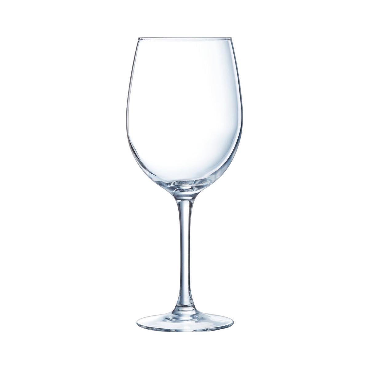 Arcoroc Vina Wine Glasses, Set of 6, Glass, 48cl, Dishwasher Safe