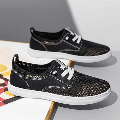 Men's Mesh Trail Shoes for Walking Slip-on Summer Sports Shoes Breathable Non-Slip Sneakers3