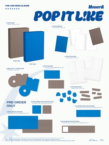 NouerA POP IT LIKE mini album version POP standard de collection