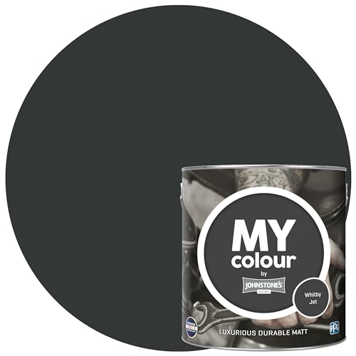 MY colour by Johnstone's - Luxurious Durable Matt - Whitby Jet - Colour Intense Technology - 2.5L