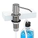 Besser Products Soap Dispenser for Kitchen Sink and Tube Kit - Made of Complete Brass and Stainless Steel Finish, 36” Tube Connects Directly To Soap Bottle, No More Messy Refills