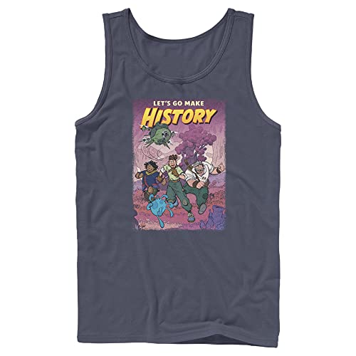 Débardeur pour homme avec impression graphique Let's Go Make History bleu marine XL
