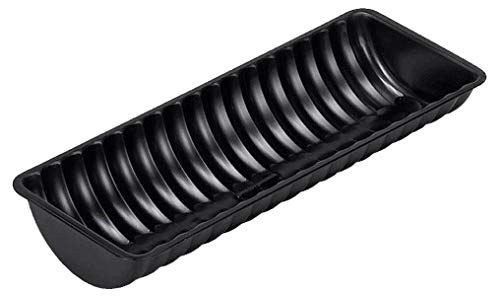 Kaiser 621258 Half Round Loaf Pan"Classic" 11.81In, Black