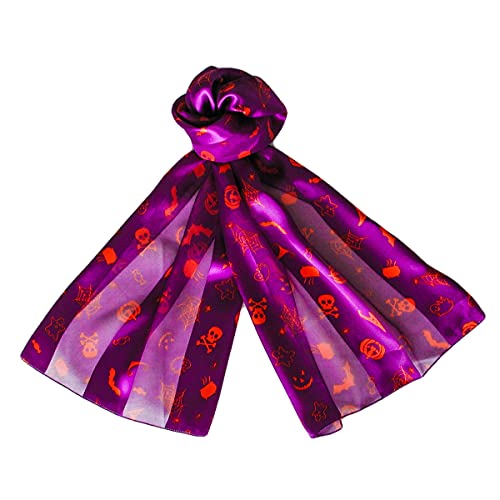 Halloween Scarves with Cute Icons