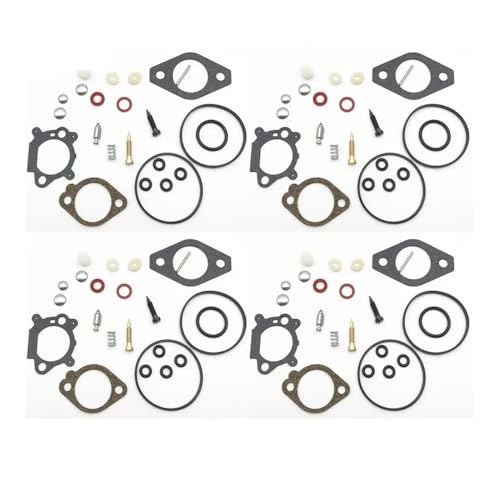 Carburetor repair kit compatible with 492495 493762 498260 Mechanized Chain Saw Diaphragm Accessories Universal(4 SET)