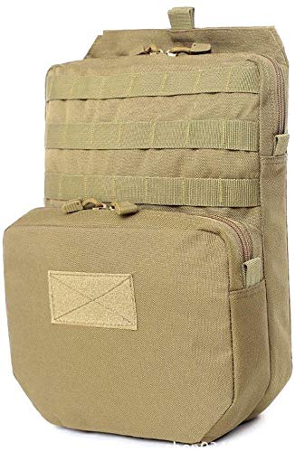 Gocheer Tactique 3L Sac à Dos d'hydratation 1050D Sangle étanche Molle Sac d'eau en Plein air, CS Jeu Militaire Gilet Accessoires Sac de Chasse