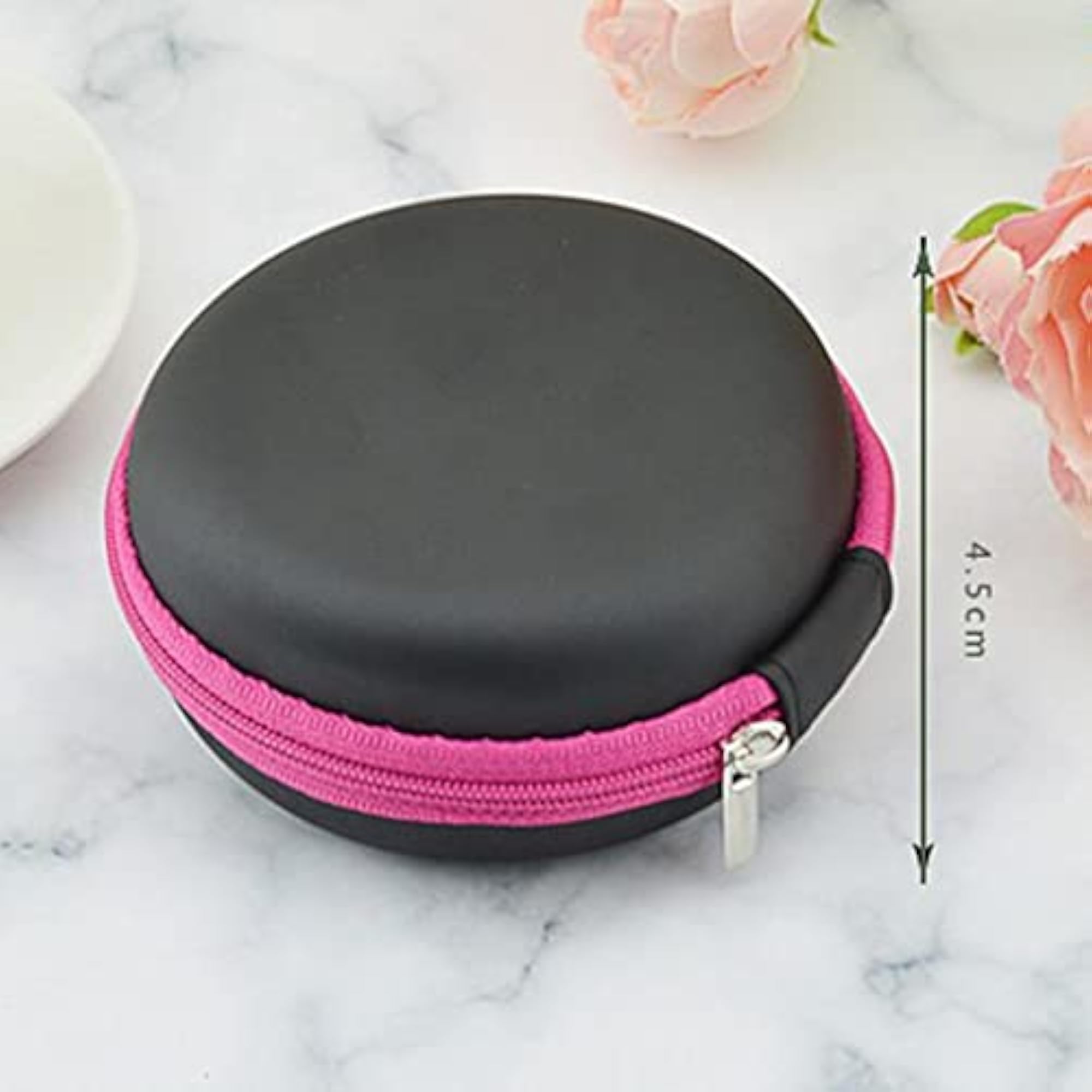 12 Compartment Round Mini Essential Oils Bag for Travel