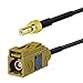 Eightwood Fakra Curry Female Code K to SMB Male Antenna Adapter Compatible with XM Sirius Satellite Radio Antenna Stereo Tuner