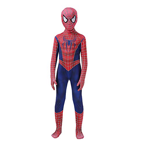 Superhero Costume Boys Bodysuit 3D Halloween Cosplay Costumes for Kids (M, LMSM)