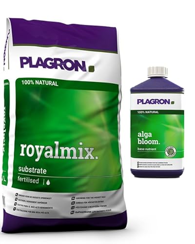 Concime Biologico Alga Bloom Plagron 5L - Per La Fase Di Fioritura Delle Piante, A Base Di Estratti Di Alghe