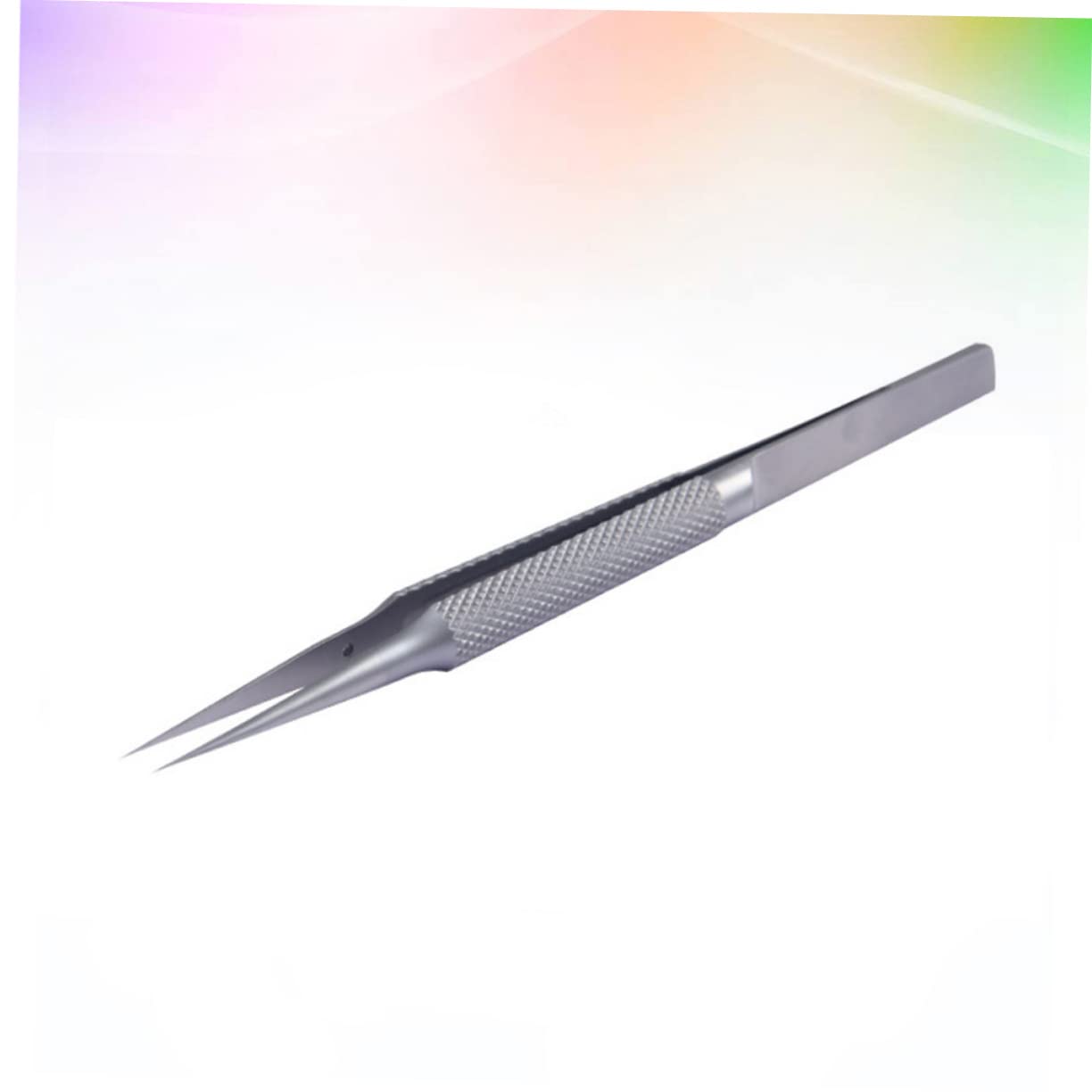 OSALADI Colla 2Pcs Pinzette Di Precisione Pinzette In Acciaio Inox Ciglia Pinzette Pinzette Angolate Microscopio Elettronico Pinzette Di Diamanti Pinzette Industriali Pinzette In Metallo