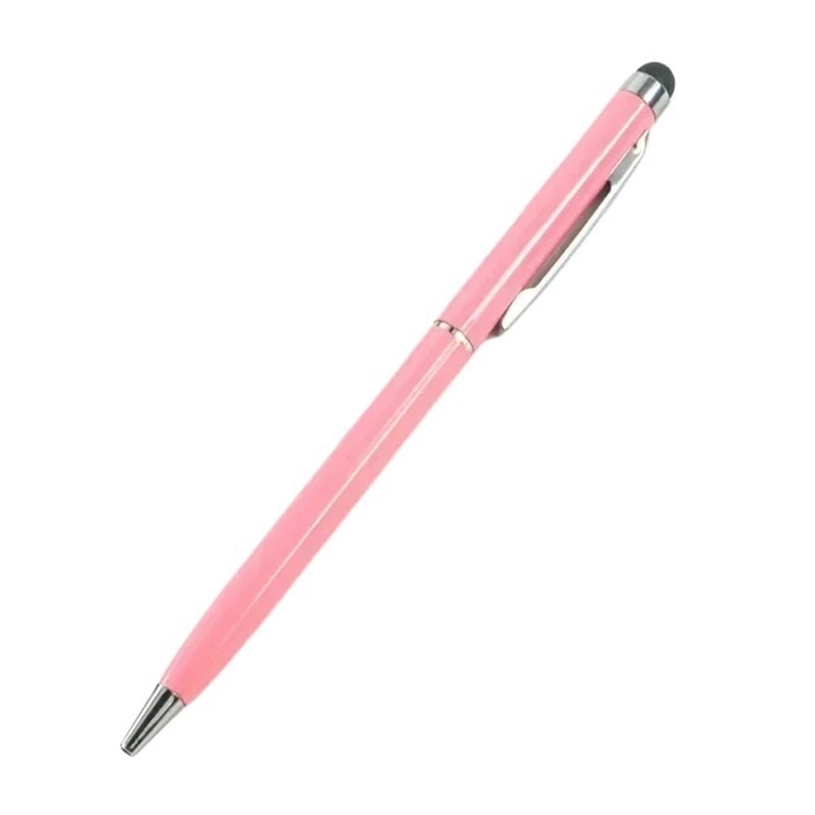 Stylo publicitaire personnalisé avec gravure texte et mini stylet métal INFRI